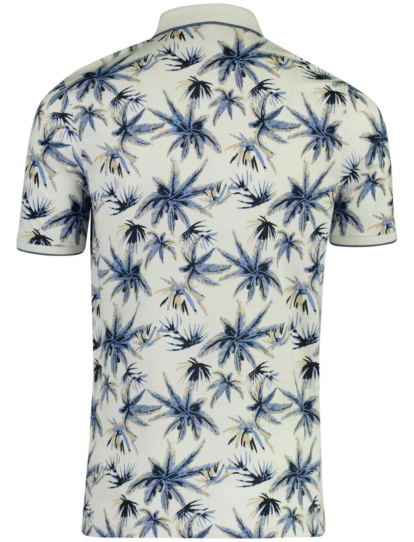 Casa Moda poloshirt wit wijde fit