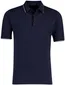 Stretch Casa Moda polo navy omlijnde mouwen 3-knoops