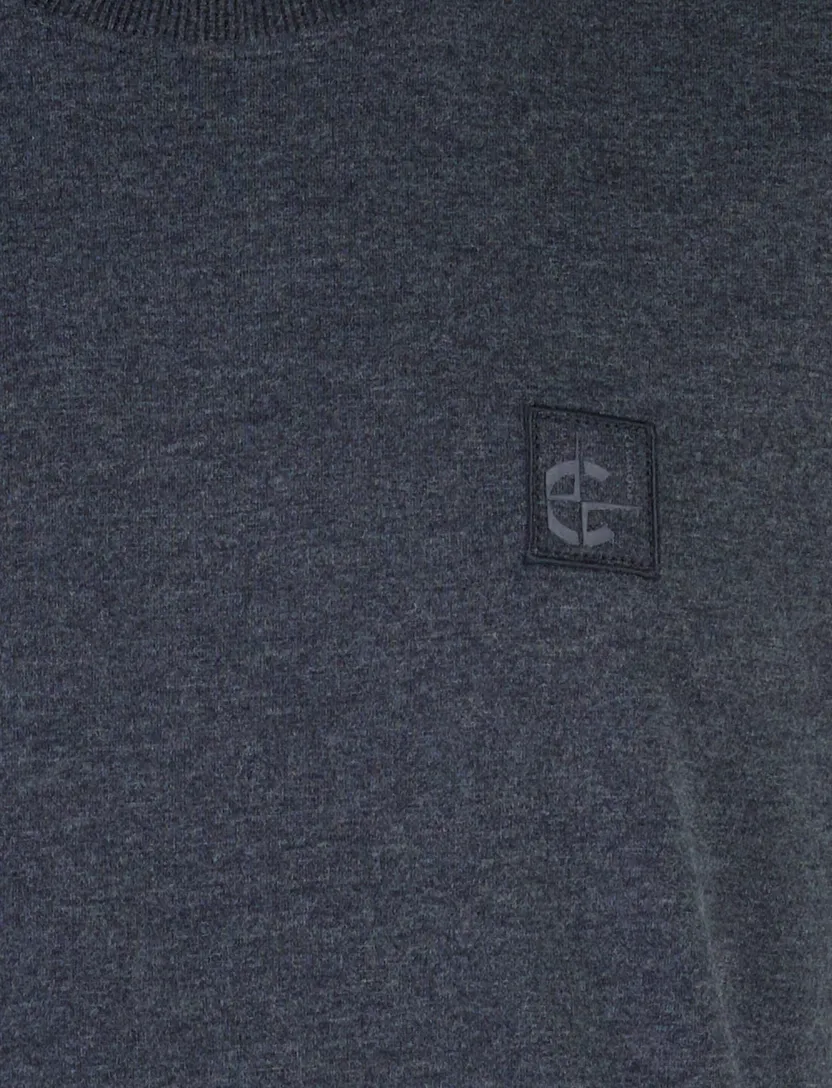 Casa Moda t-shirt donkerblauw wijde fit