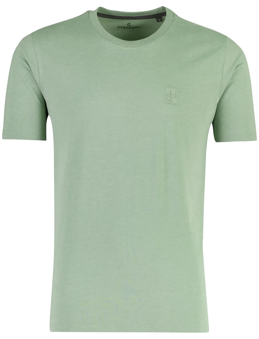 Groen t-shirt Casa Moda stretch ronde hals