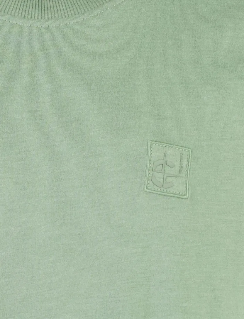 Groen t-shirt Casa Moda stretch ronde hals