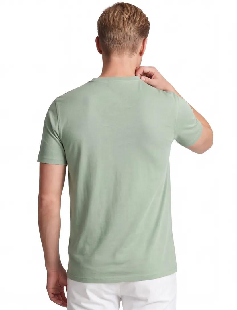 Groen t-shirt Casa Moda stretch ronde hals