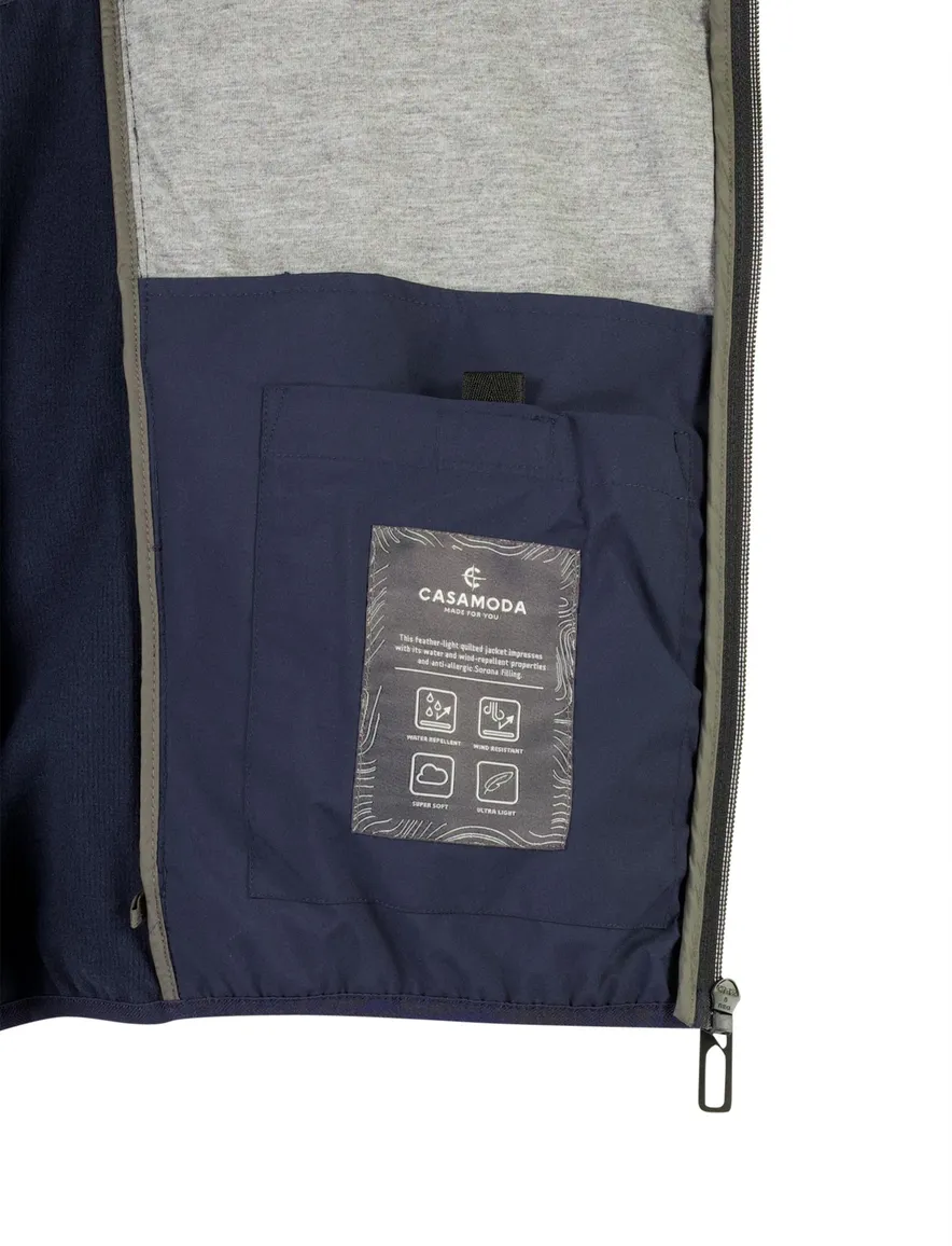 Bodywarmer Casa Moda donkerblauw normale fit