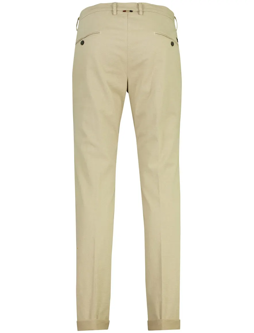 Chino Mason's Torinostyle katoen bruin met omslag
