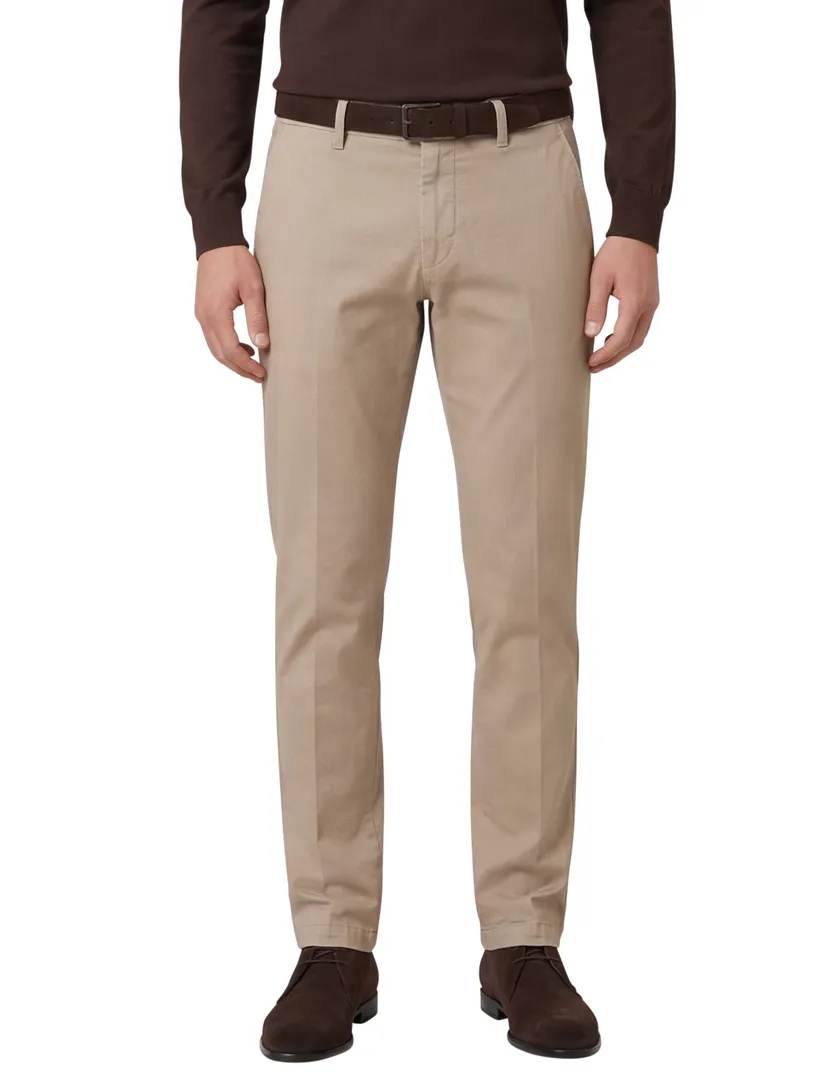 Bruine chino Mason's Torinostyle katoen met omslag