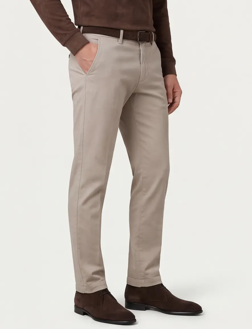Chino Mason's Torinostyle beige en grijs patroon