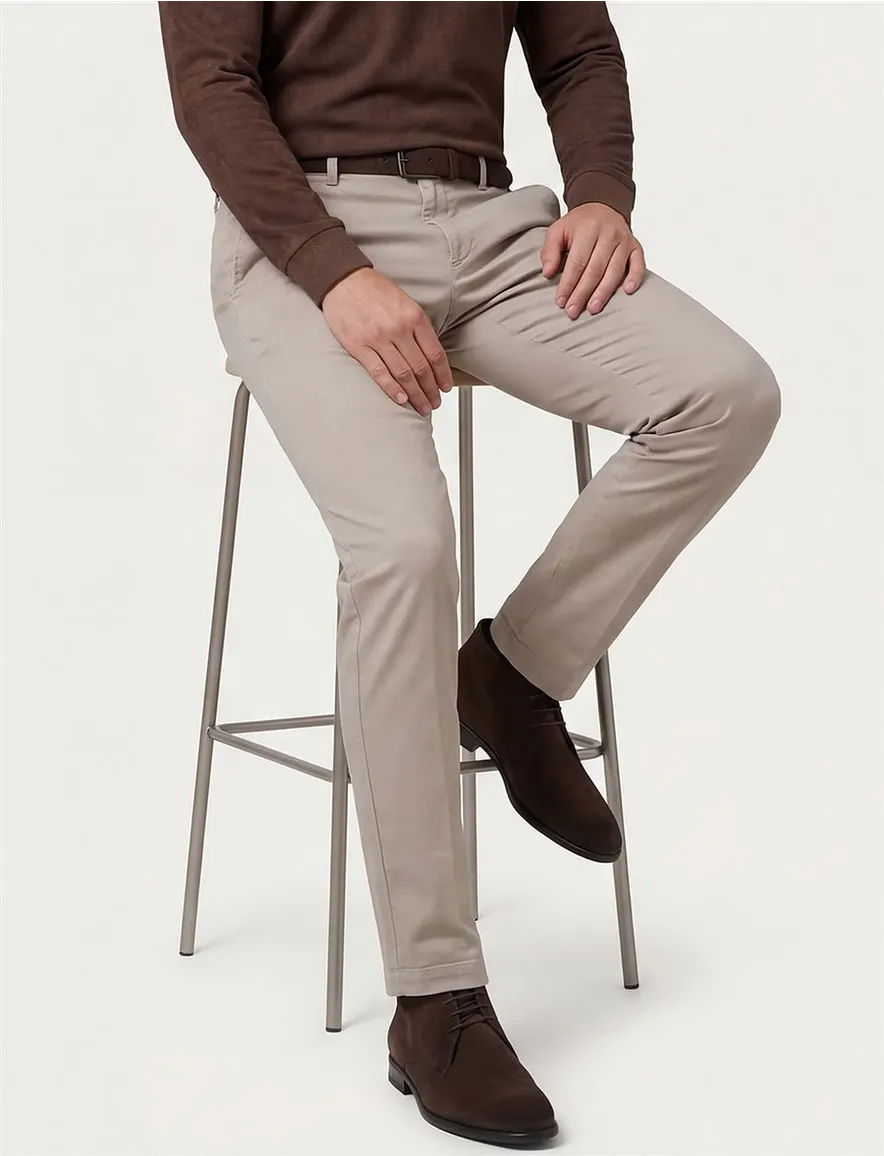Chino Mason's Torinostyle beige en grijs patroon