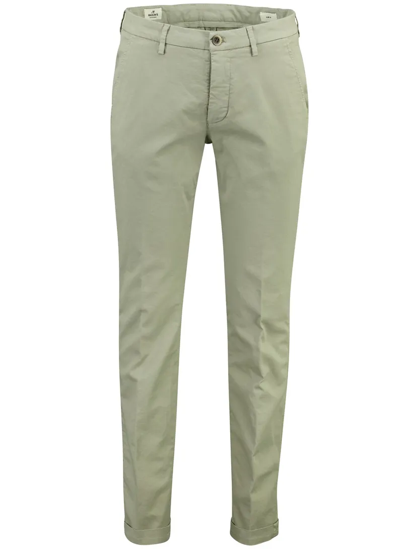 Chino broek groen Torino slim fit
