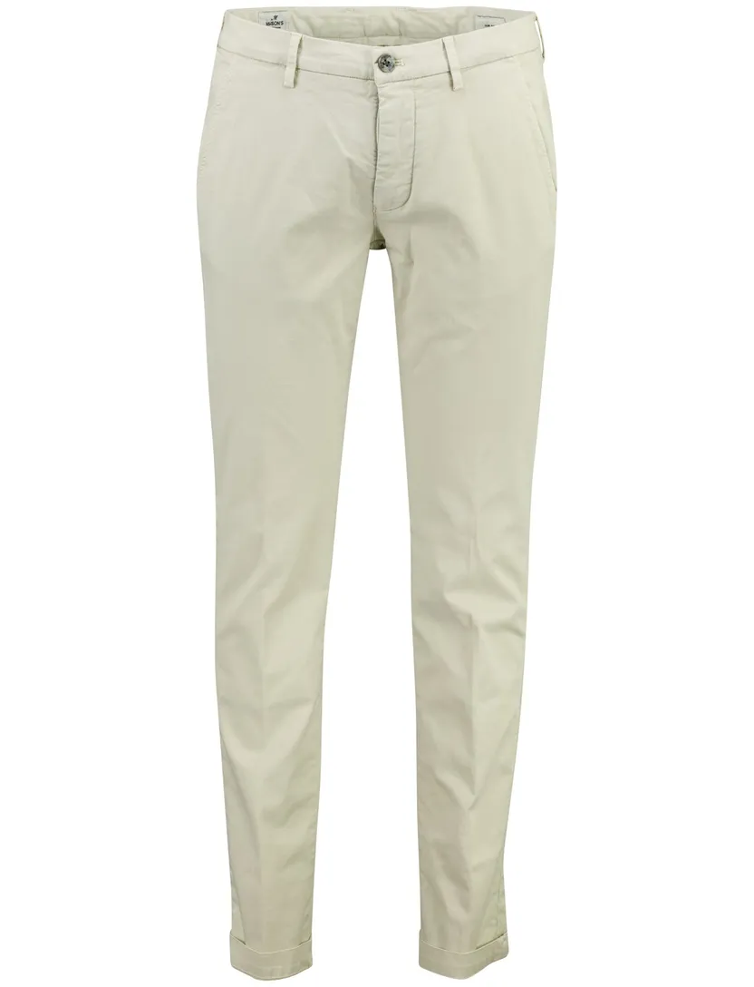 Chino Mason's beige Torino met omslag