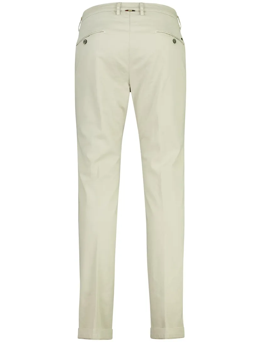 Chino Mason's beige Torino met omslag