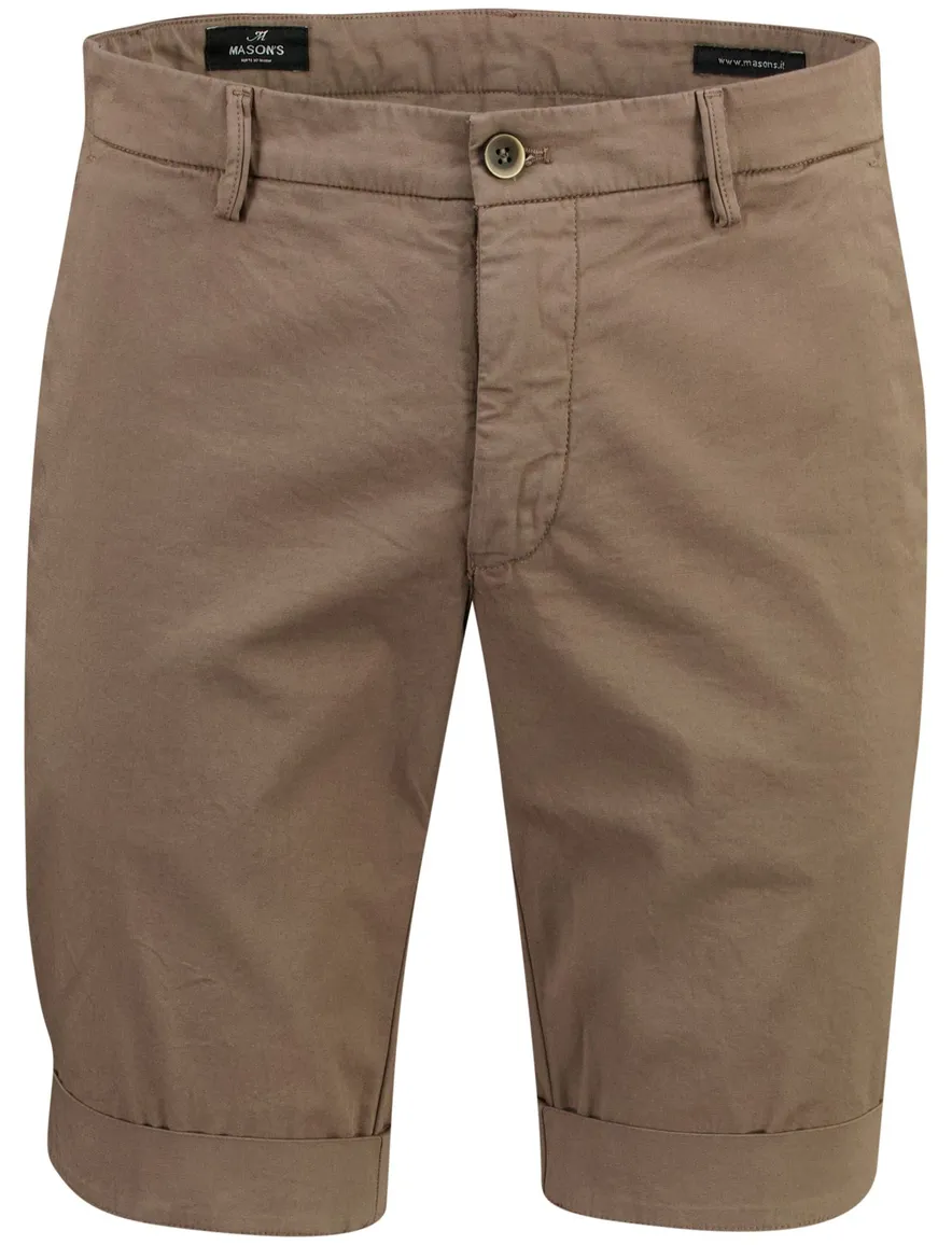Mason's korte broek bruin normale fit