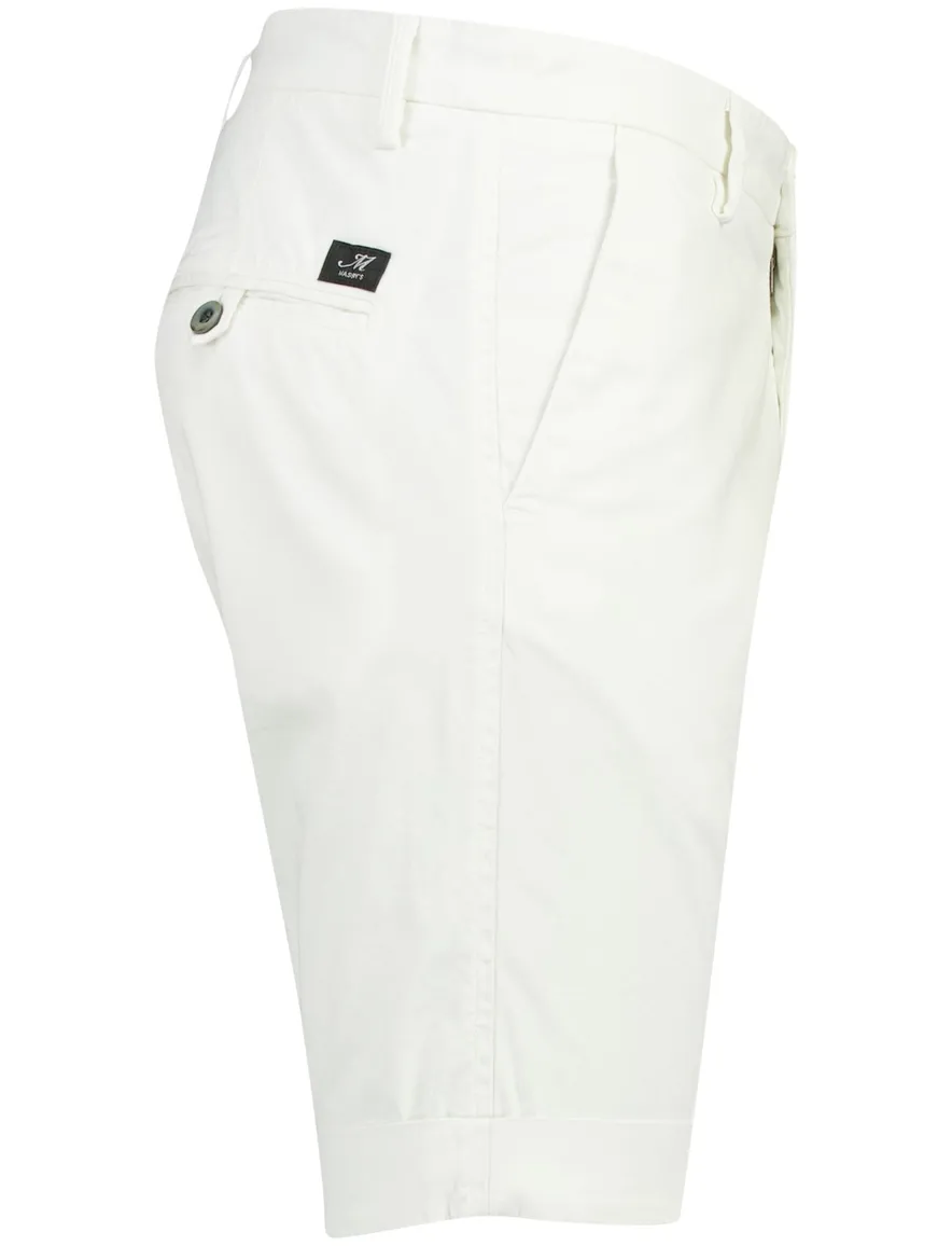 Mason's korte broek wit normale fit