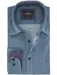 Overhemd casual fit Casa Moda blauw groen gestipt