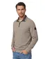 Casa Moda half zip trui beige gebreid