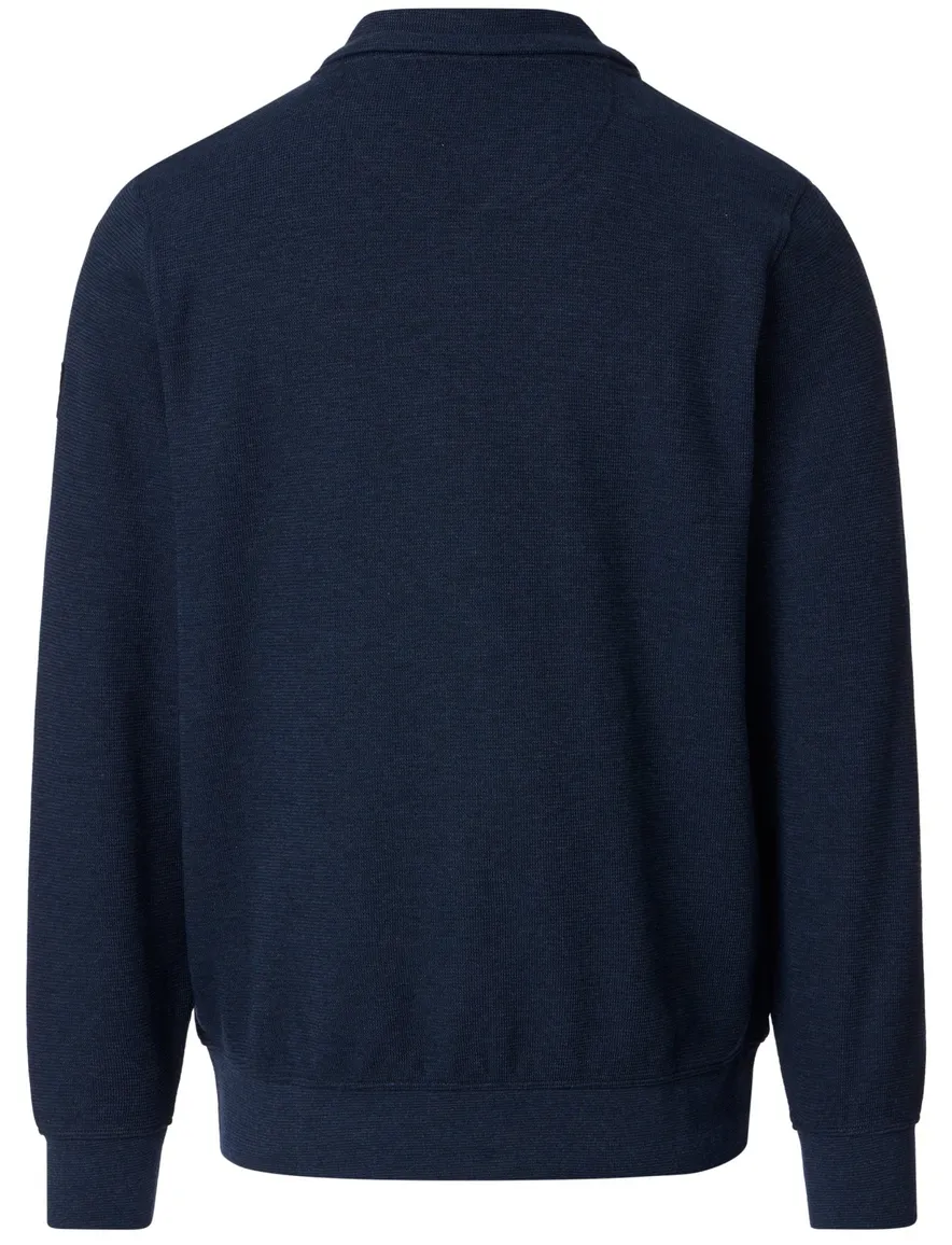 Casa Moda vest normale fit navy gebreid
