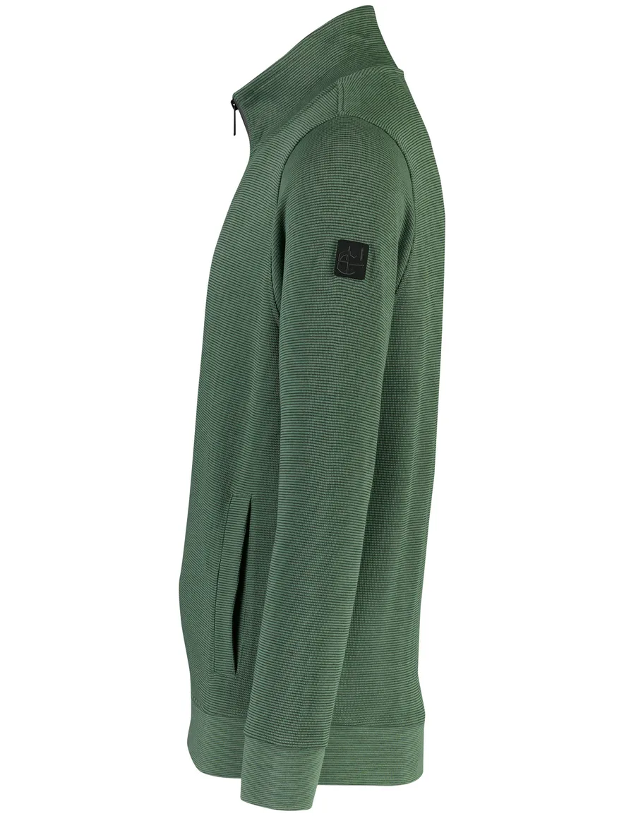 Vest met rits Casa Moda groen