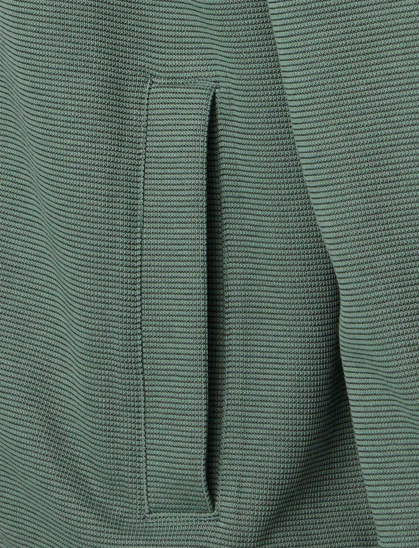 Groen vest met rits Casa Moda