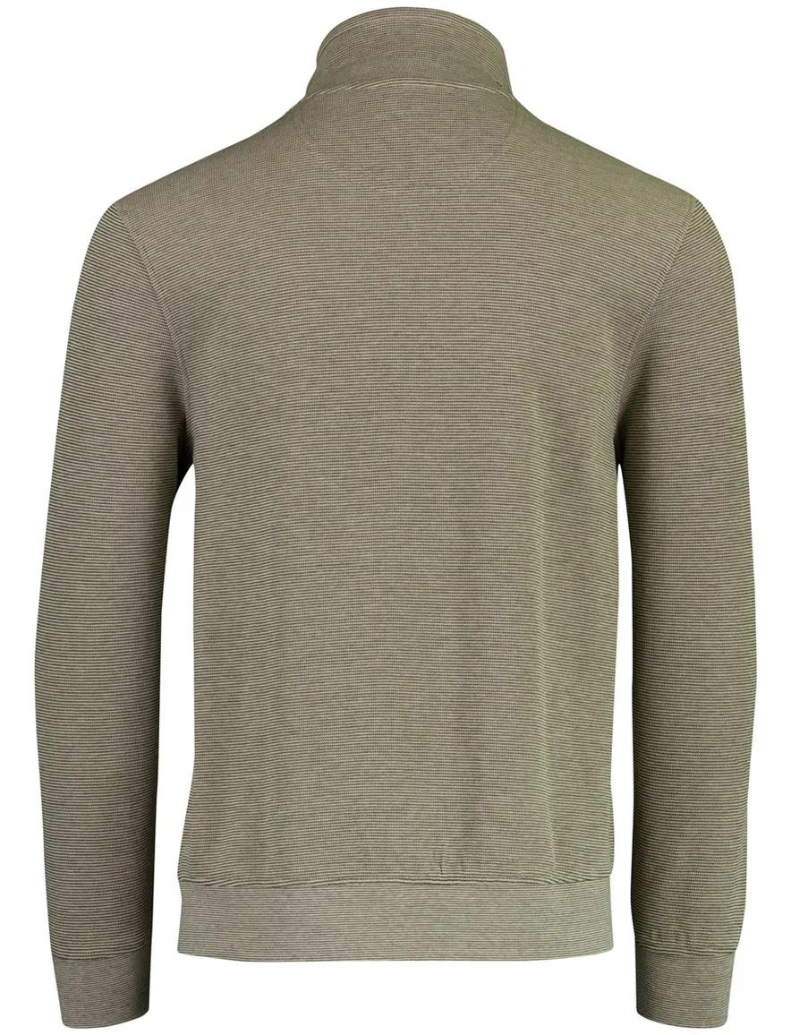 Vest Casa Moda beige vest wijde fit gemeleerd