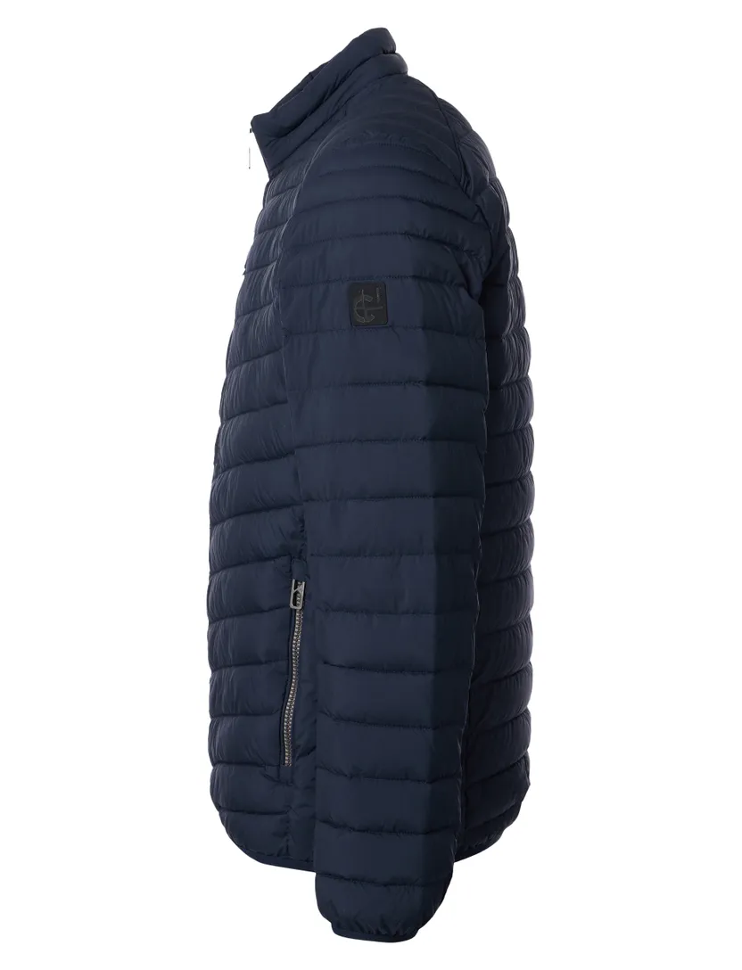 Navy tussenjas gewatteerd Casa Moda effen