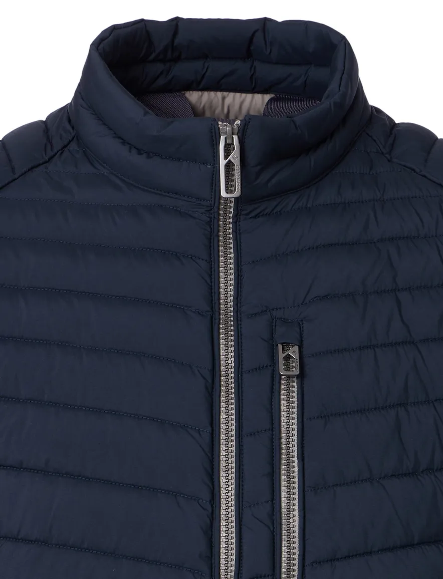 Tussenjas Casa Moda navy gewatteerd effen