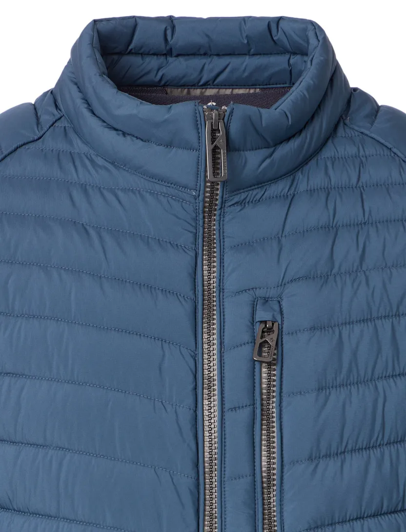 Blauwe tussenjas Casa Moda gewatteerd effen