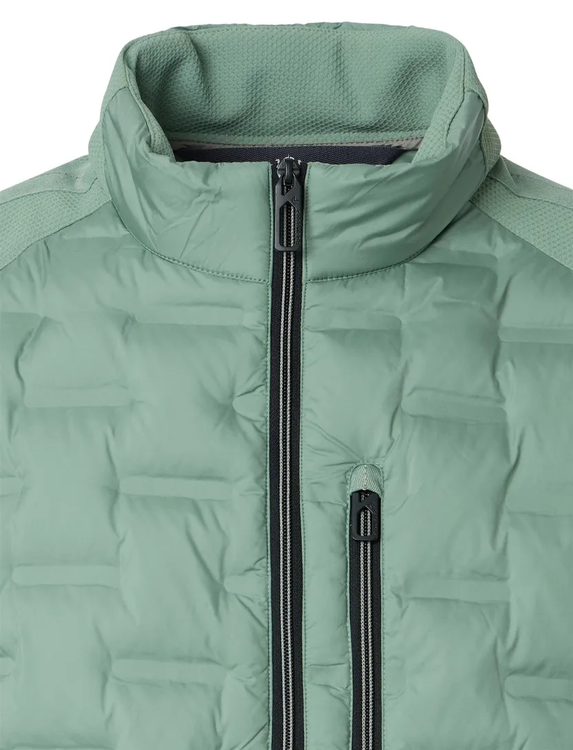 Groene tussenjas Casa Moda borstzak gewatteerd