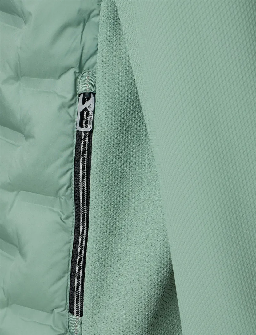 Groene tussenjas Casa Moda borstzak gewatteerd