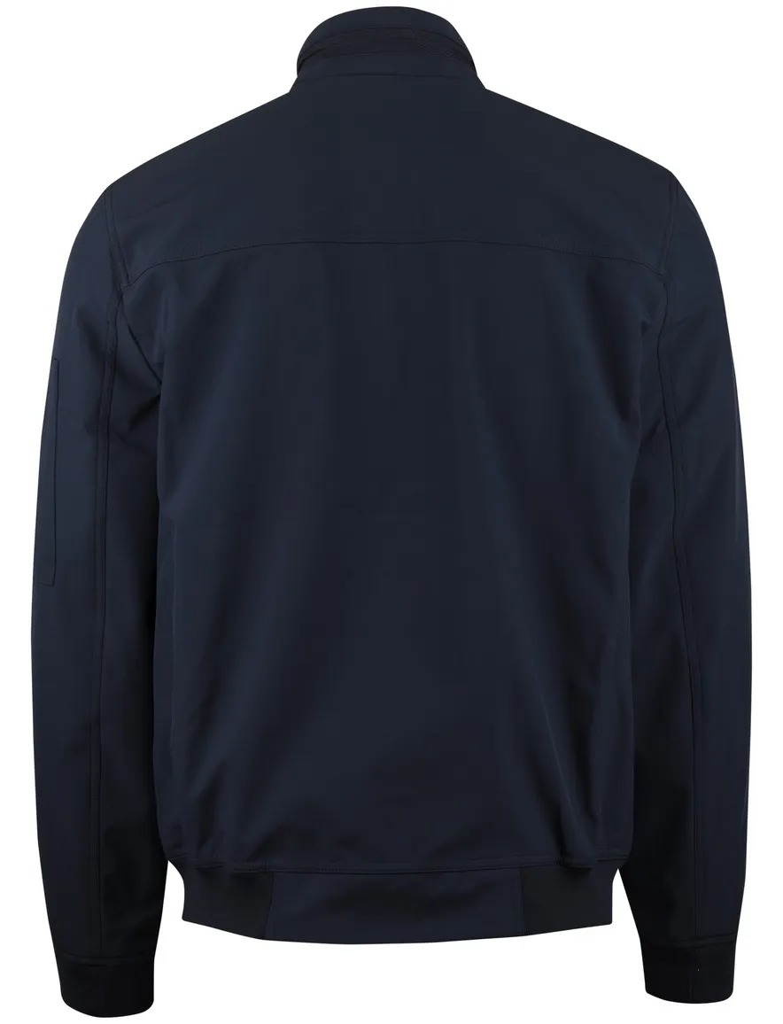 Tussenjas softshell jas Casa Moda waterafstotend navy polyester