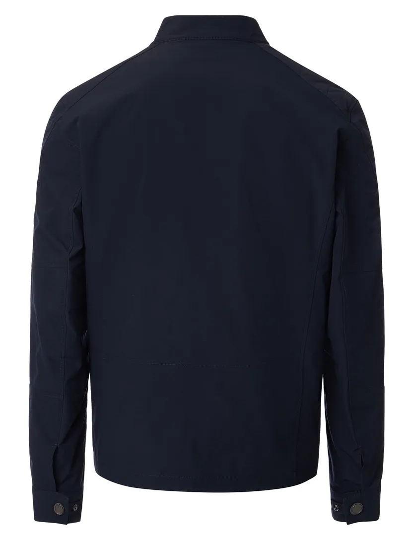 Tussenjas Casa Moda donkerblauw twee borstzakken rits