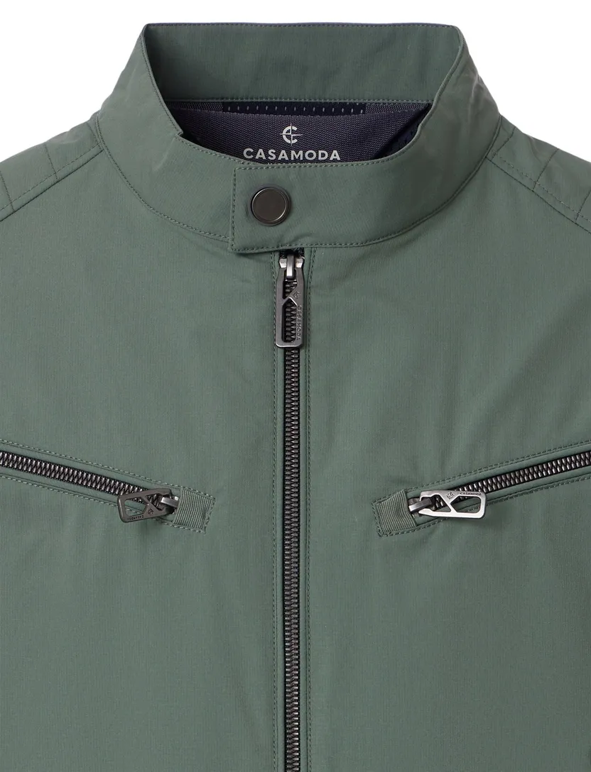 Groene tussenjas Casa Moda dubbele borstzak