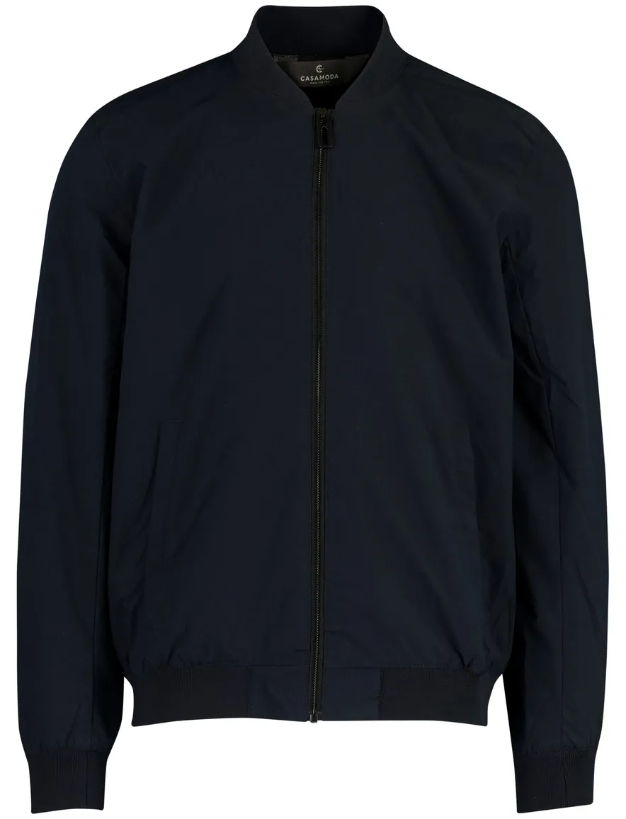 Zomer bomberjas Casa Moda waterafstotend navy 100% polyester