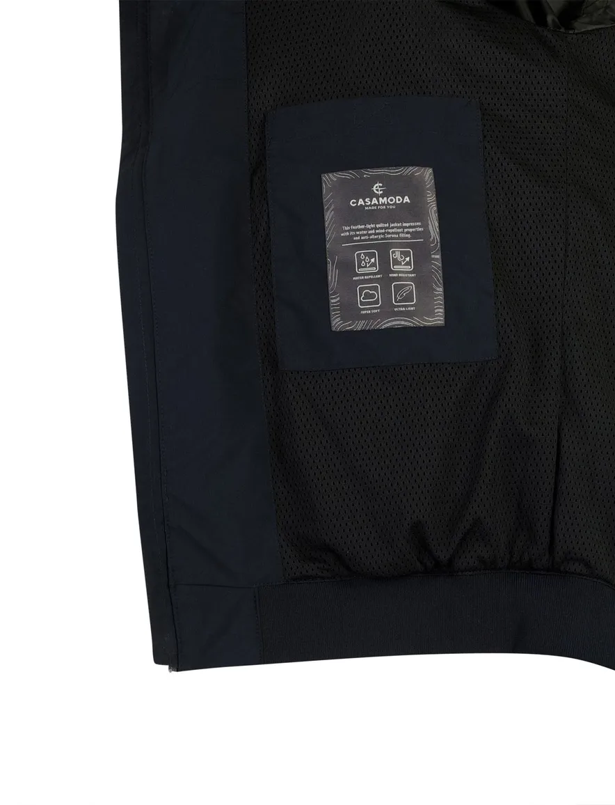 Zomer bomberjas Casa Moda waterafstotend navy 100% polyester