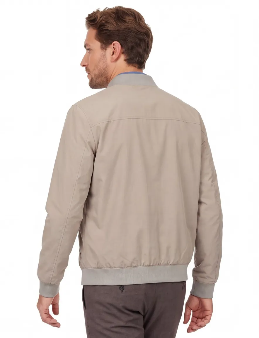 Zomer bomberjas Casa Moda waterafstotend beige 100% polyester