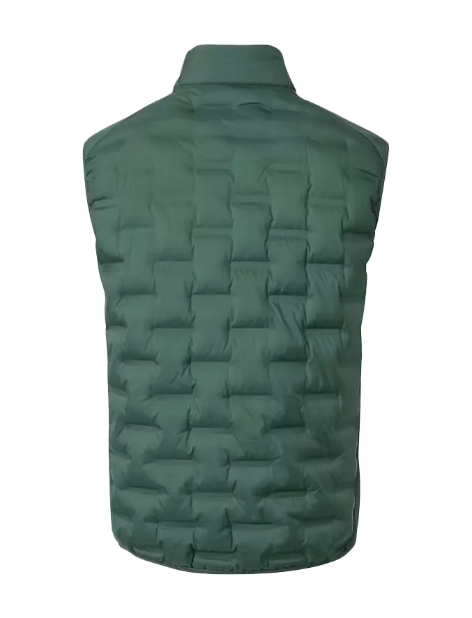 Bodywarmer groen Casa Moda gestructureerd