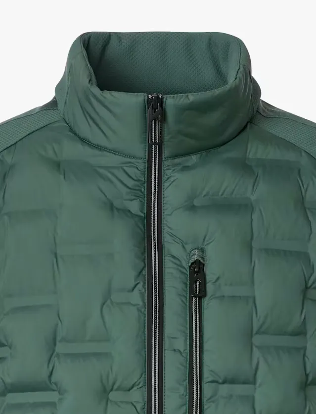 Bodywarmer groen Casa Moda gestructureerd