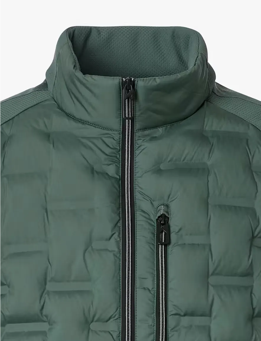 Groene gewatteerde bodywarmer Casa Moda