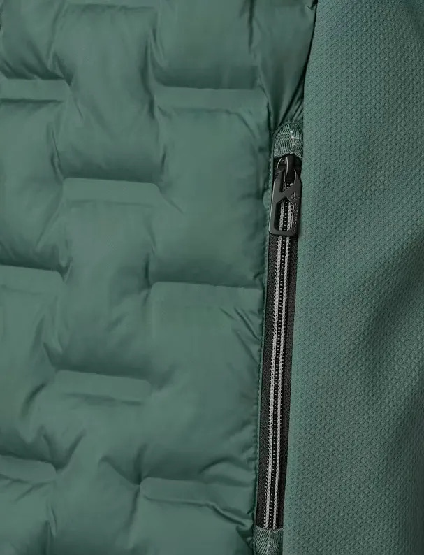 Groene gewatteerde bodywarmer Casa Moda