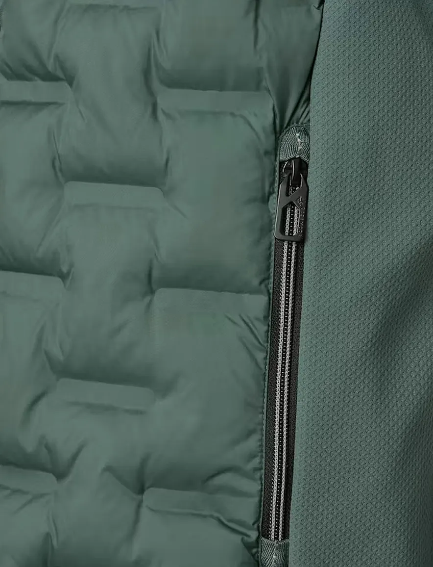 Groene gewatteerde bodywarmer Casa Moda