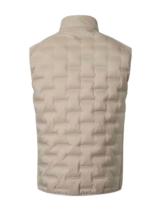 Beige bodywarmer Casa Moda patroon