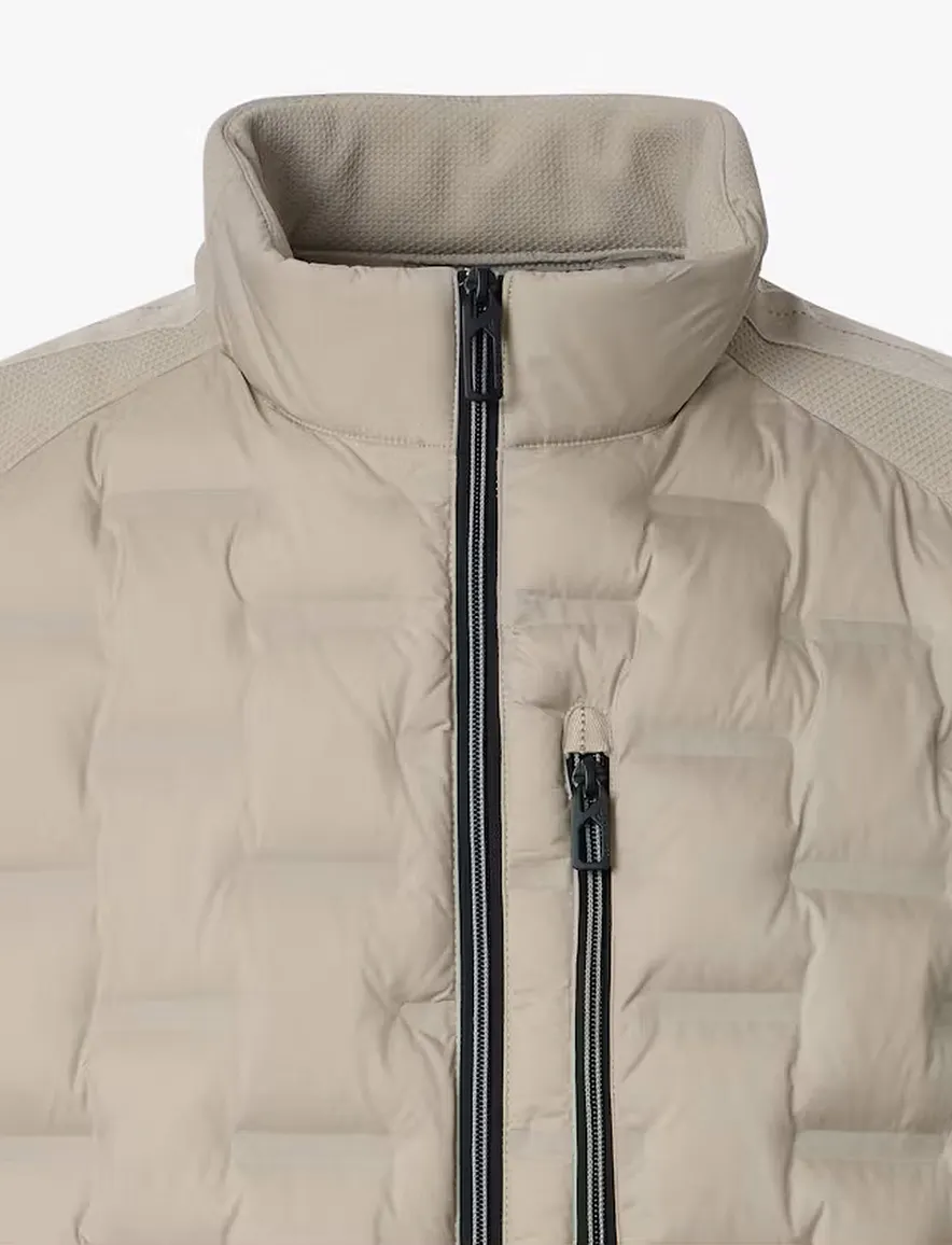Beige bodywarmer Casa Moda patroon