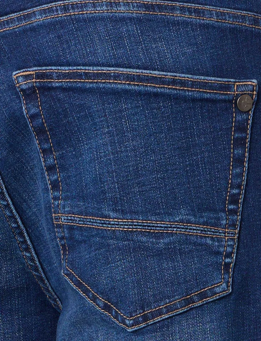 Jeans Casa Moda Steve blauw wijde fit zonder omslag
