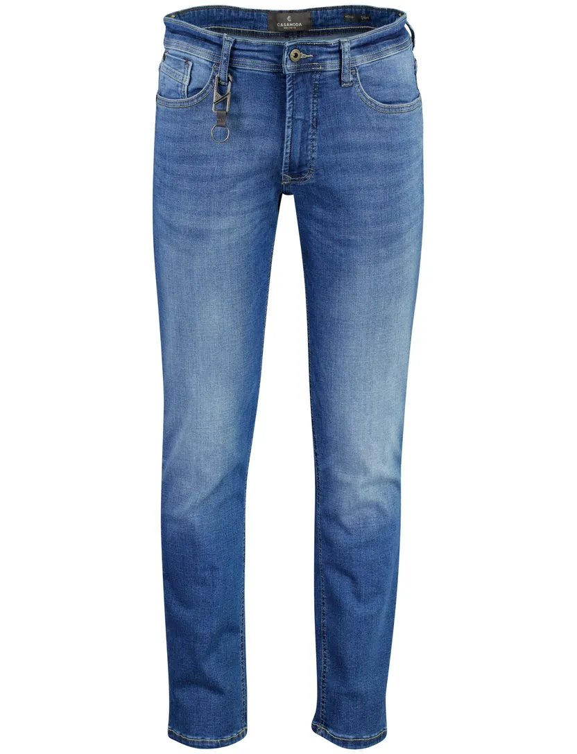 Jeans Casa Moda blauw spijker wijde fit