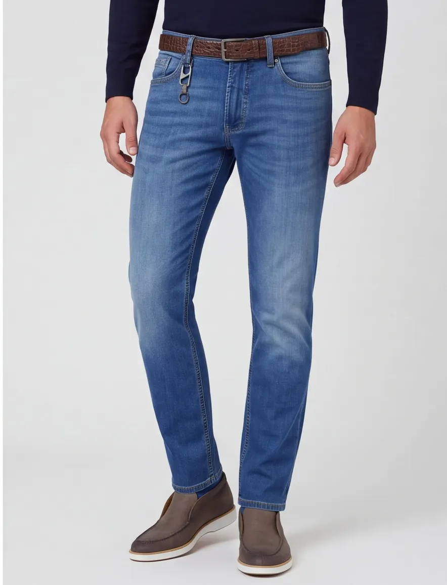 Blauwe jeans Casa Moda Steve denim