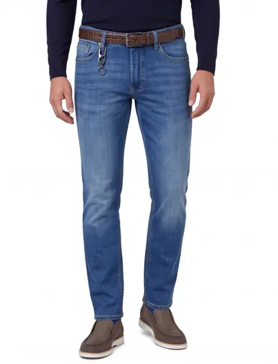 Casa Moda Jeans Casa Moda blauw spijker wijde fit