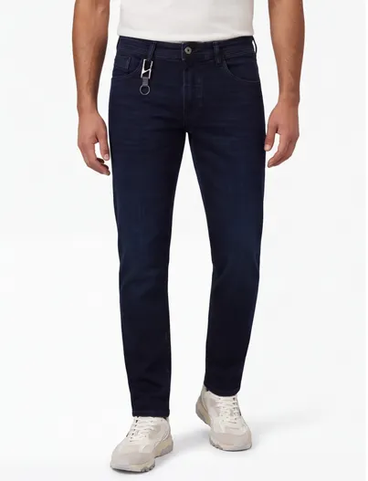 Casa Moda Donkerblauwe jeans Casa Moda wijde fit