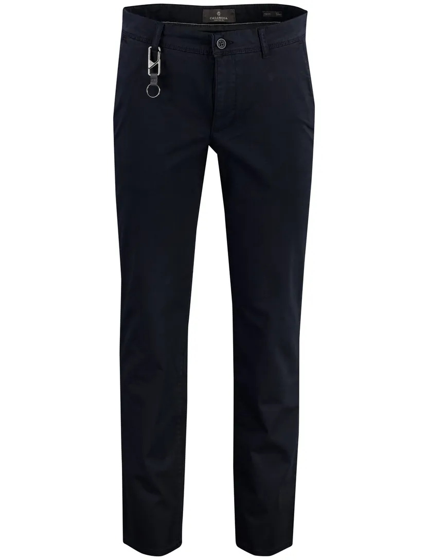 Chino Casa Moda Chris donkerblauw wijde fit