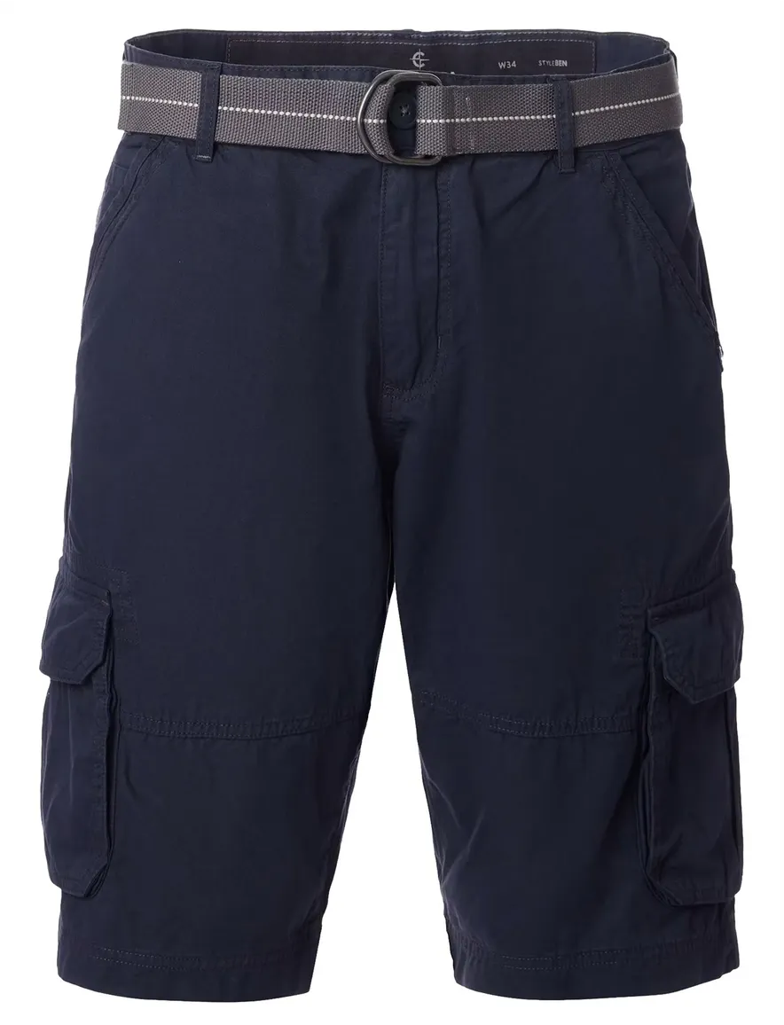 Casa Moda Ben cargo shorts donkerblauw