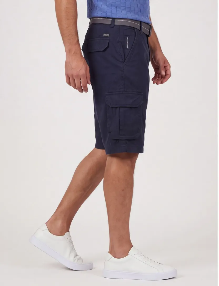 Shorts Casa Moda Ben cargo donkerblauw
