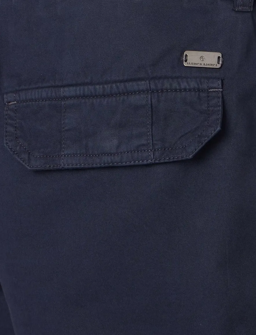 Casa Moda Ben cargo shorts donkerblauw