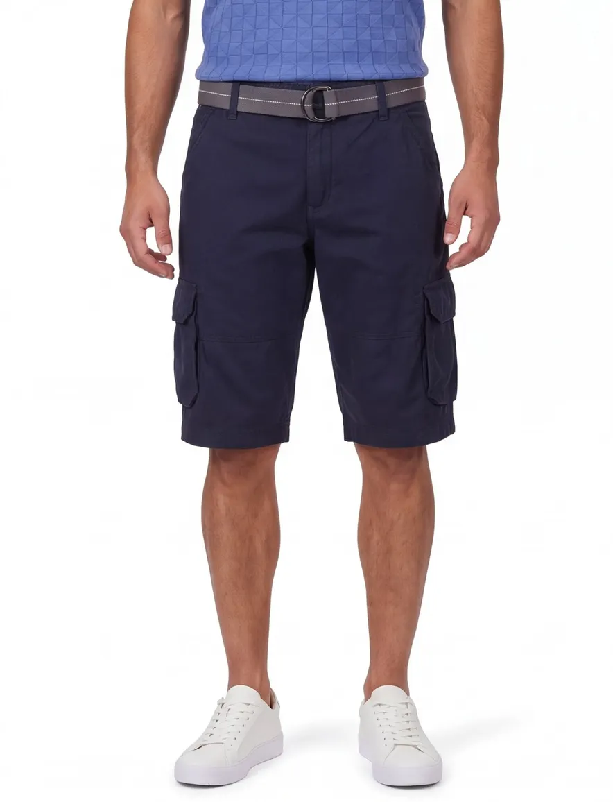 Casa Moda Ben cargo shorts donkerblauw
